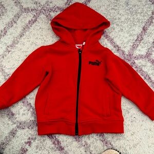 🧶✨ Puma Zipper Hoodie Sweater – Size 2T– Excellent Condition! ✨🧶